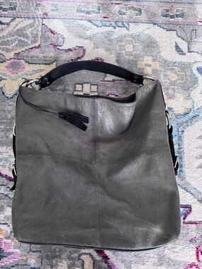 Tano Handbags Grey 2000’s Style Hobo Shoulder Bag